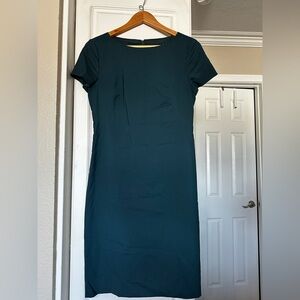 Theory Teal Dress